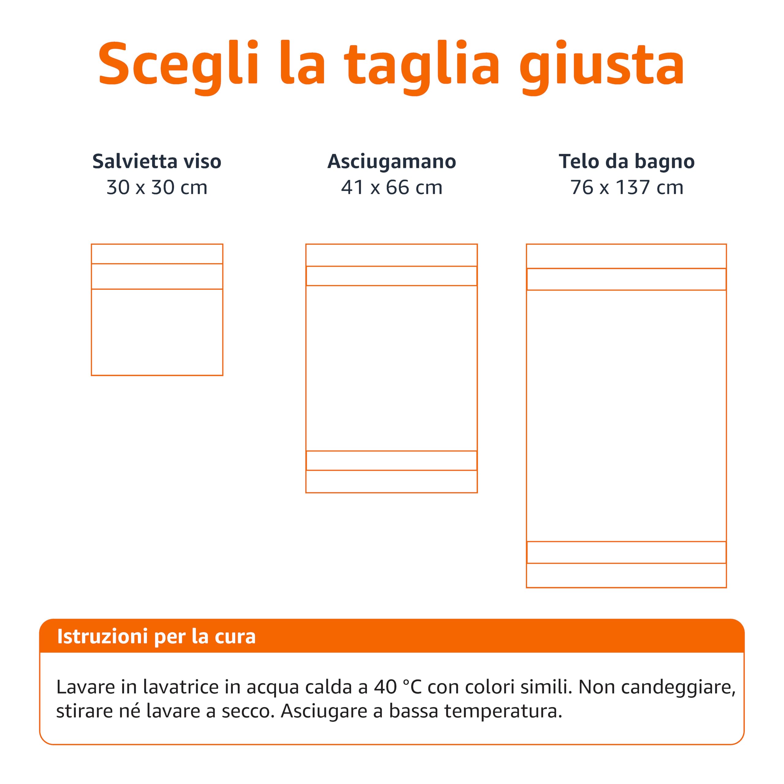 AmazonBasics Set Asciugamani Cotone Bio 6 Pezzi Verde Acqua