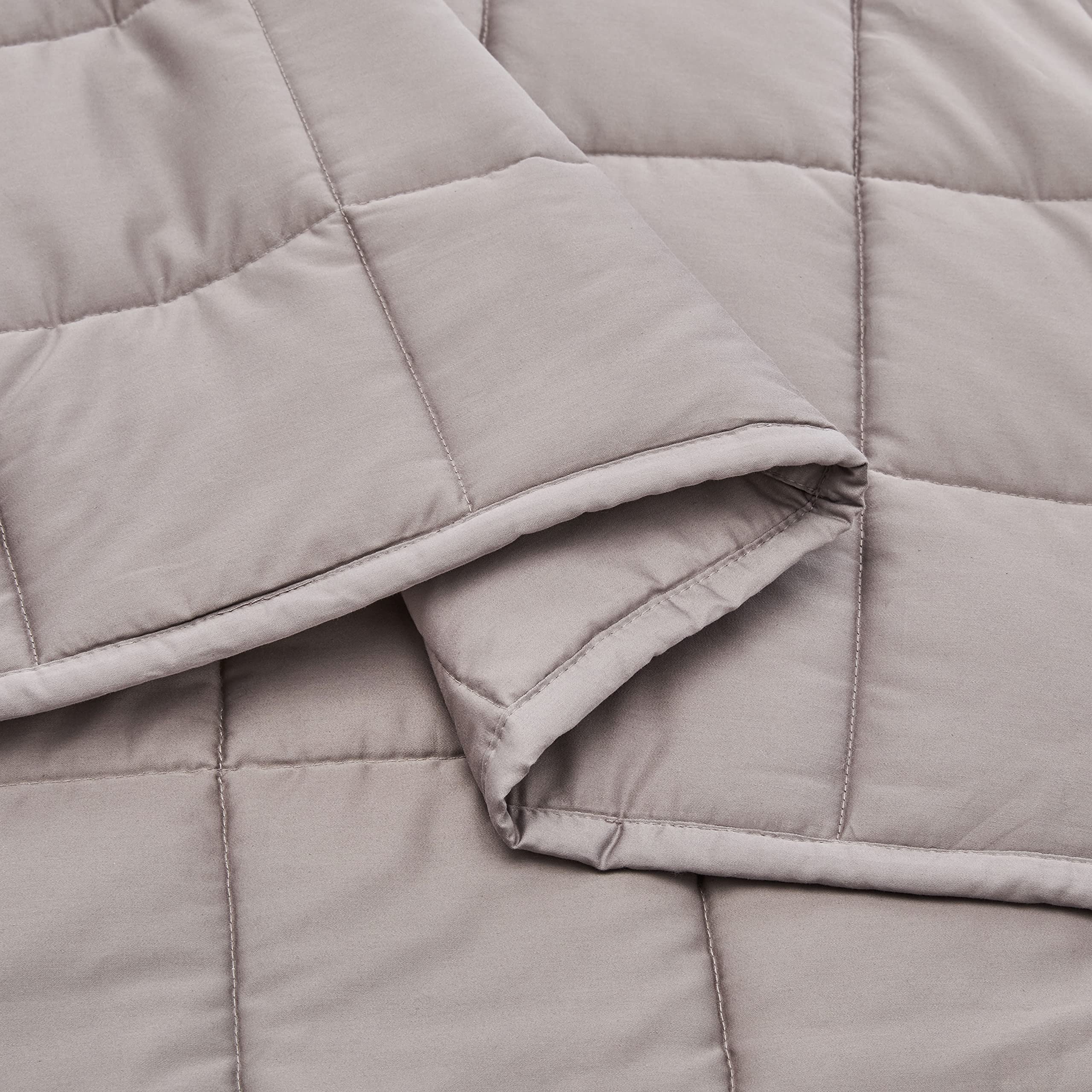 AmazonBasics Coperta ponderata 9 kg 152x203 cm grigio scuro cotone