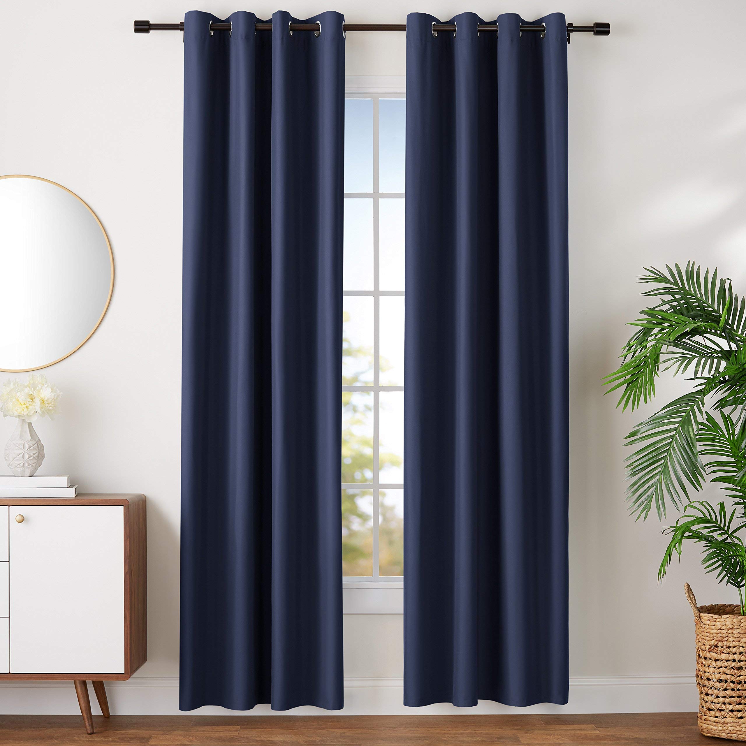 Amazon Basics Tende Oscuranti 117x137 cm Blu 2 Pezzi