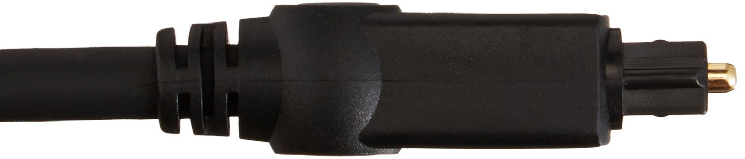 Amazon Basics Cavo Ottico Toslink 1 m Nero Audio Digitale