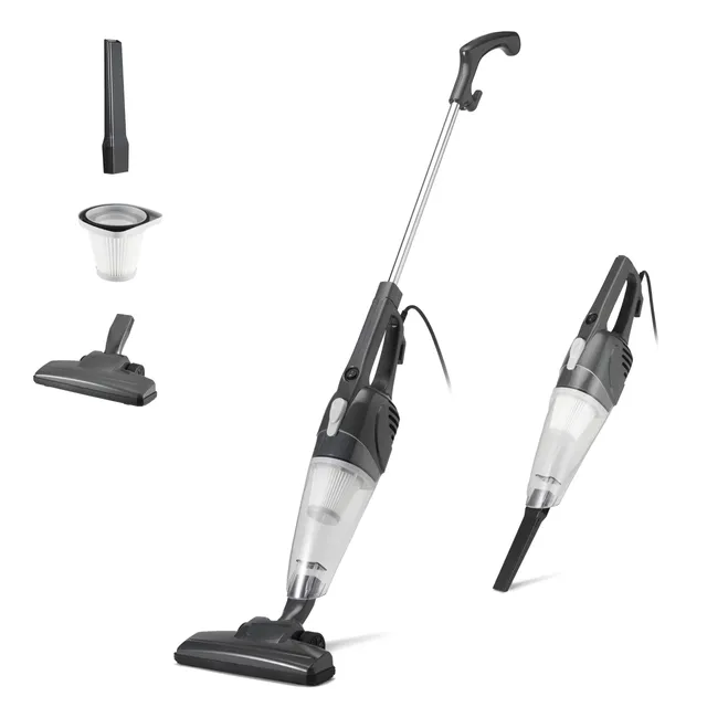 Amazon Basics Scopa Elettrica con Filo 2-in-1 13 kPa Nera