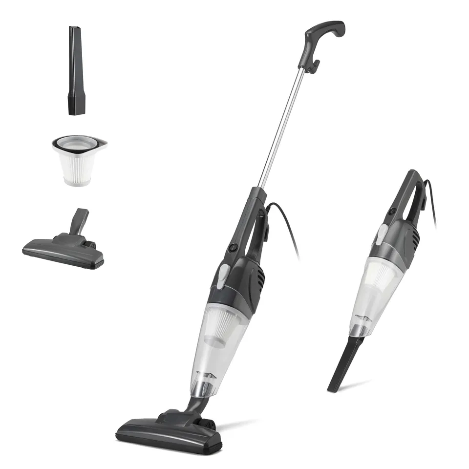 Amazon Basics Scopa Elettrica con Filo 2-in-1 13 kPa Nera