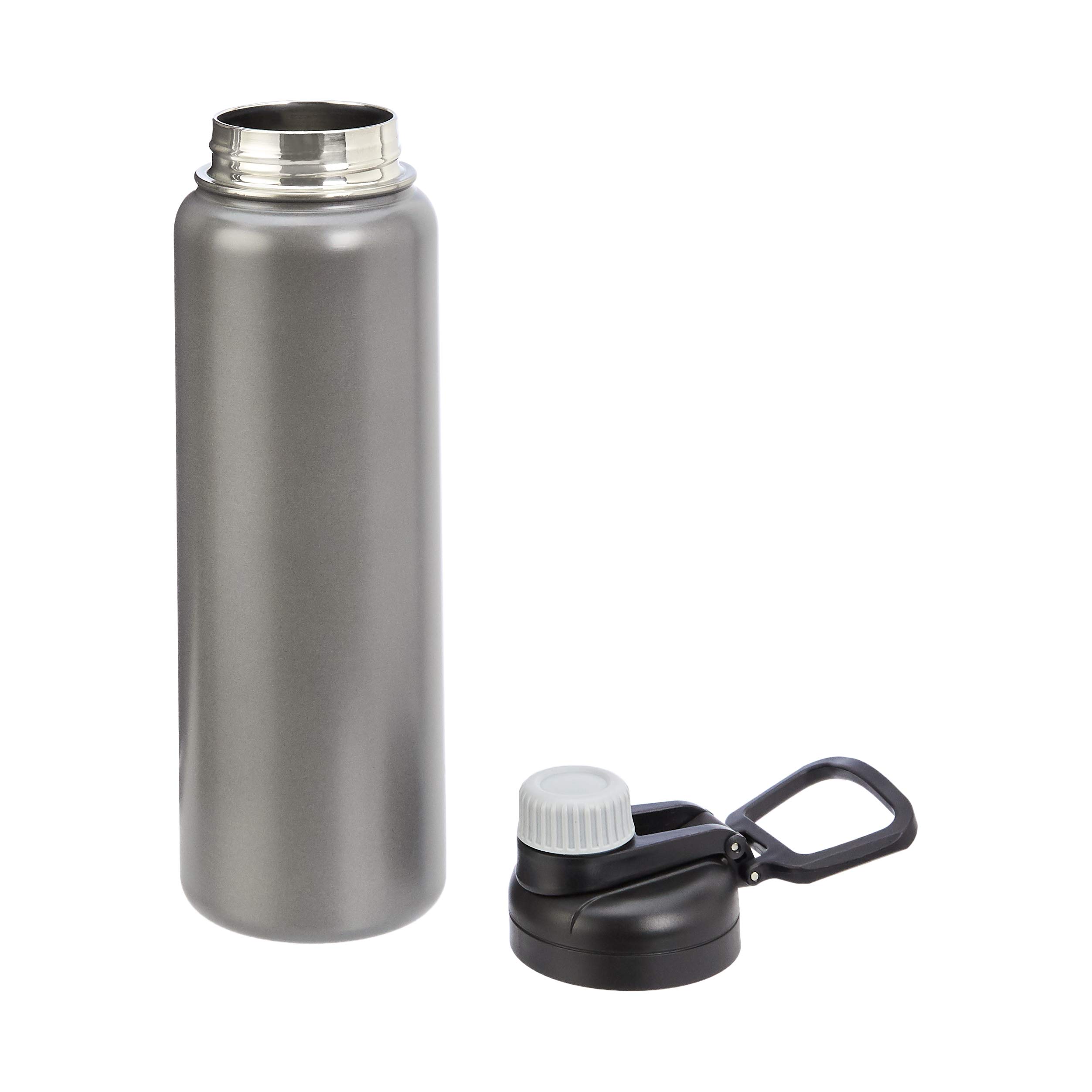 AmazonBasics Bottiglia Termica Acciaio 890 ml Grigio Beccuccio