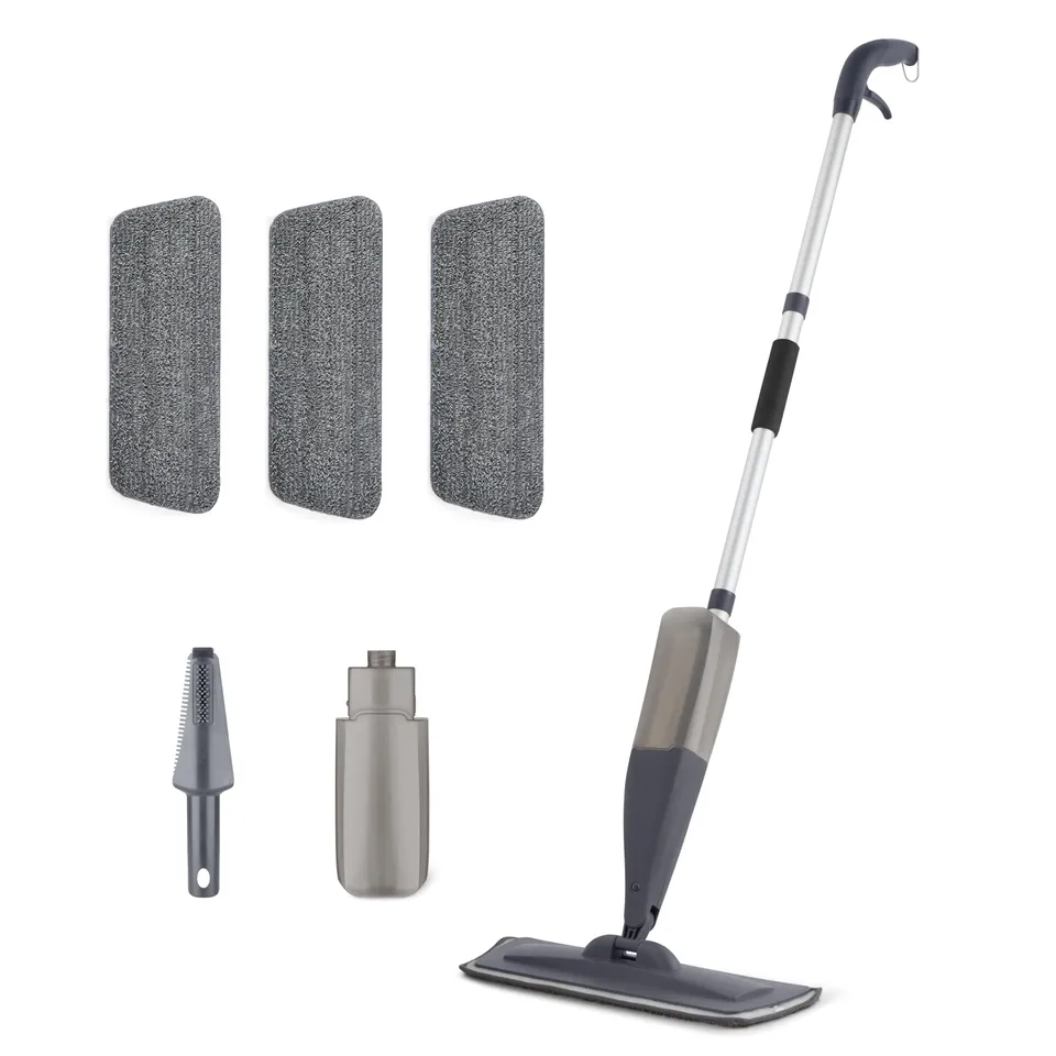 Amazon Basics Mop Spray Pavimenti con 3 Panni Microfibra