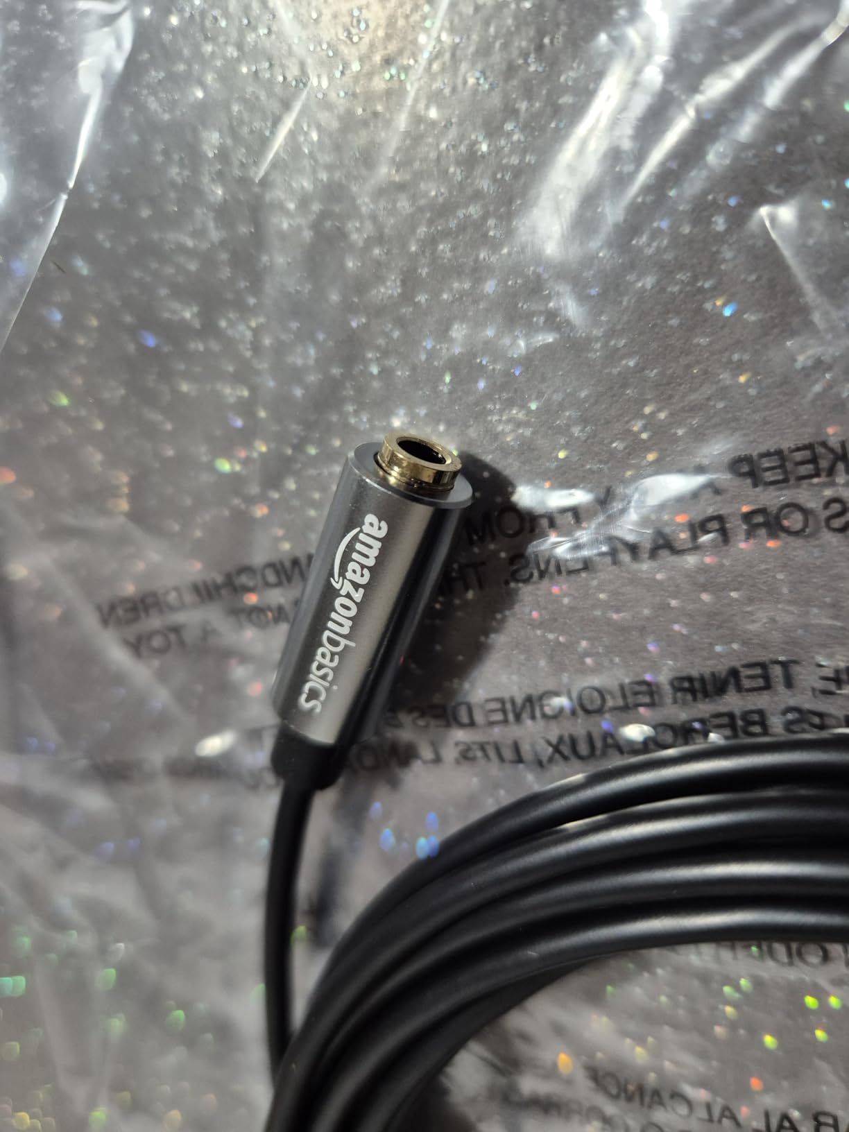 Amazon Basics Cavo Prolunga Audio Stereo 3,5 mm 1,8 m