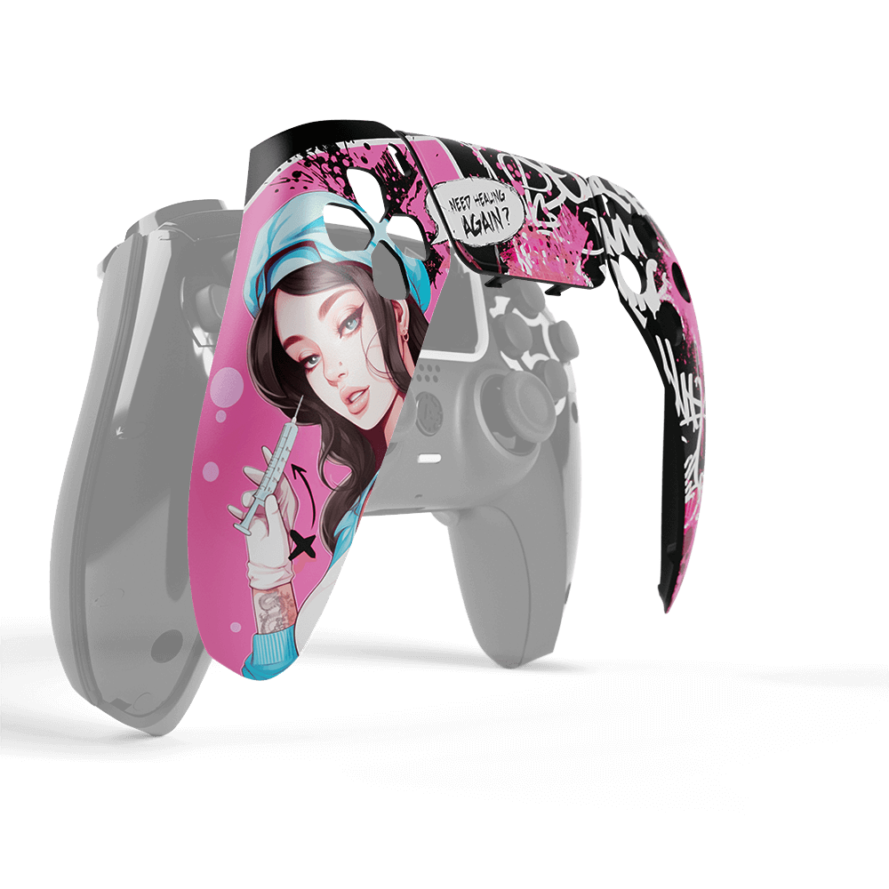 Aim PinkRX Noir pannello snap PS5 rosa