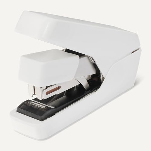 Amazon Basics Cucitrice Ufficio Piatta Bianca 40 Fogli