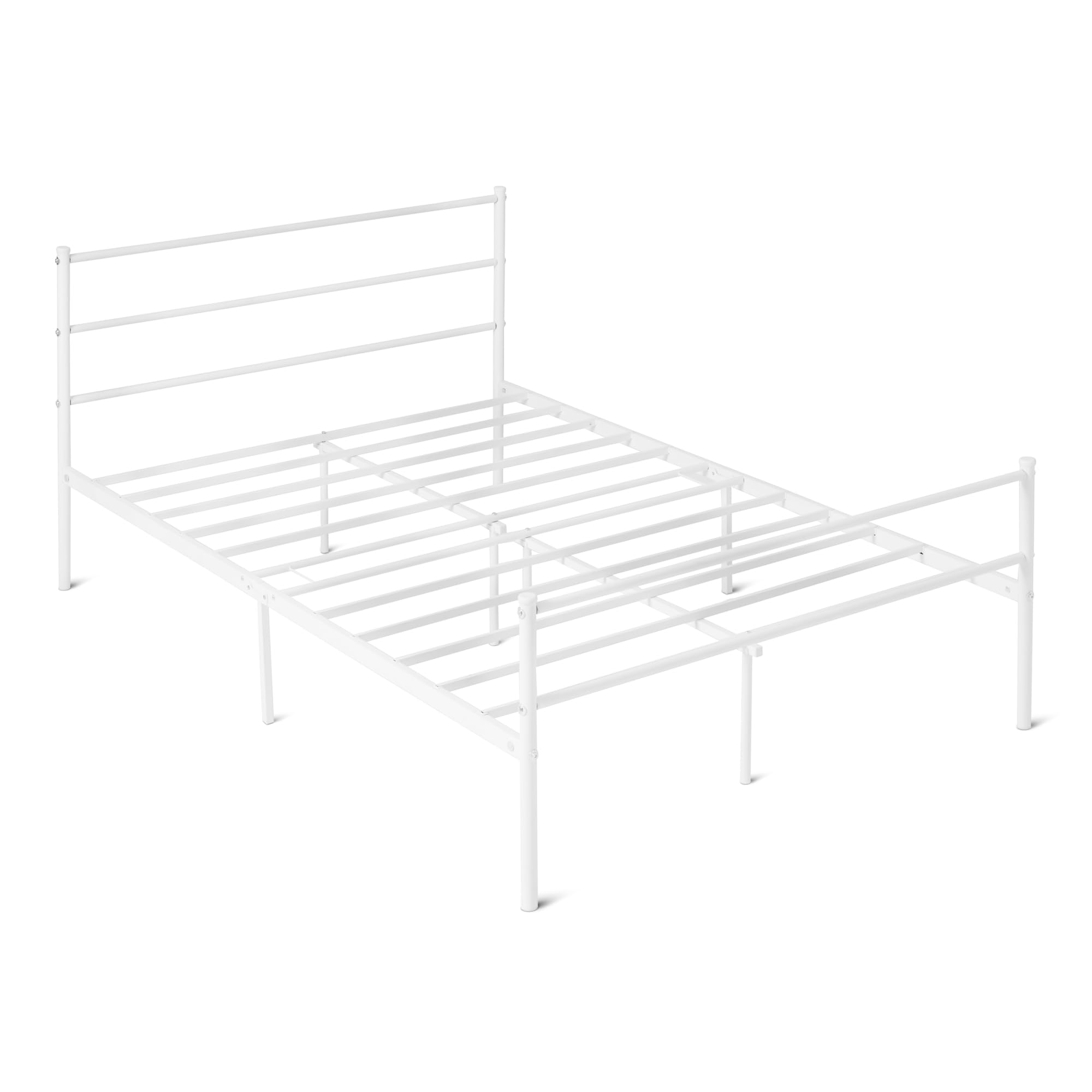 AmazonBasics Giroletto Testiera 90x200 cm Nero Singolo Acciaio