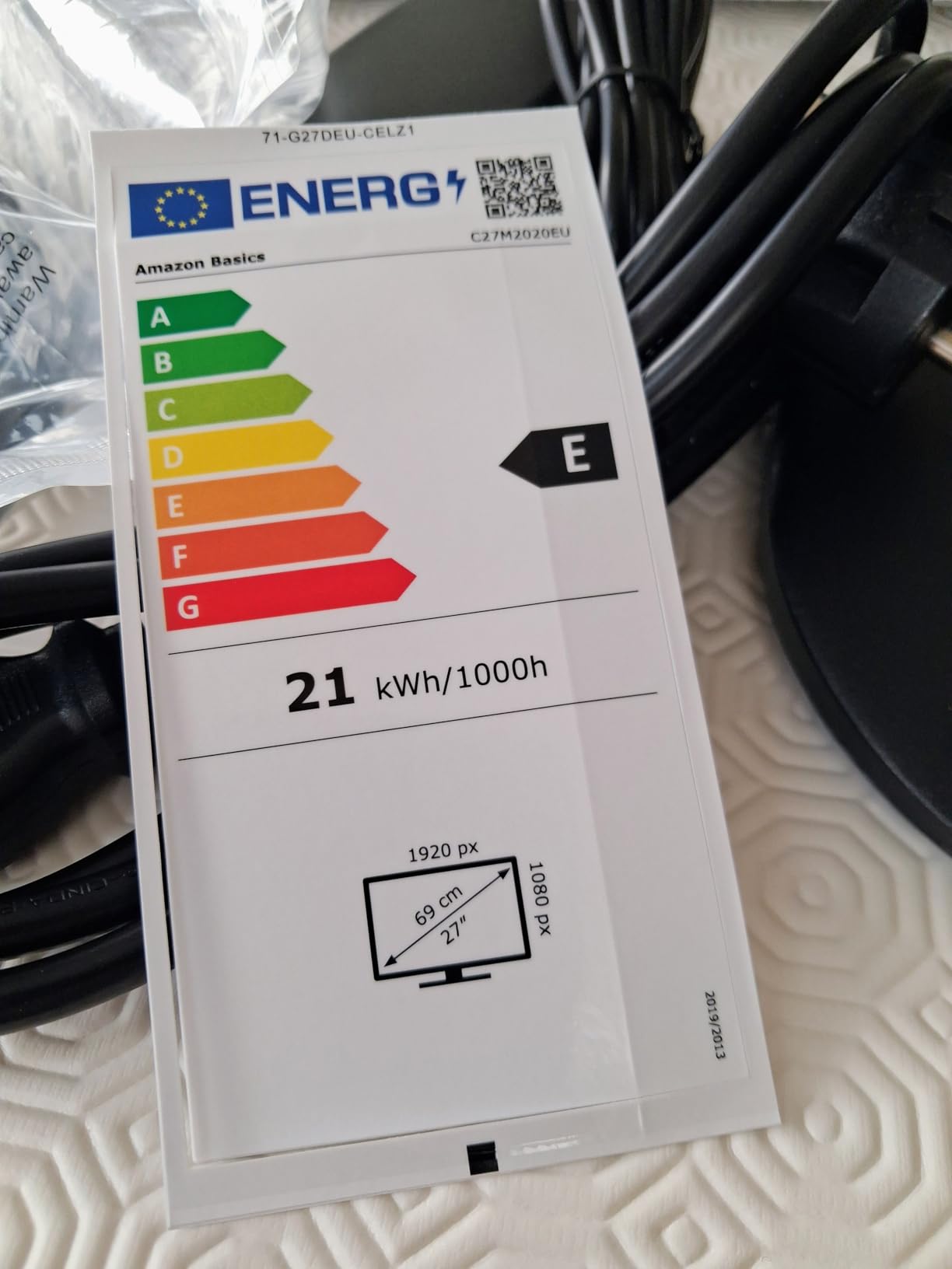 Amazon Basics Monitor 27 Pollici FHD 100Hz con Casse