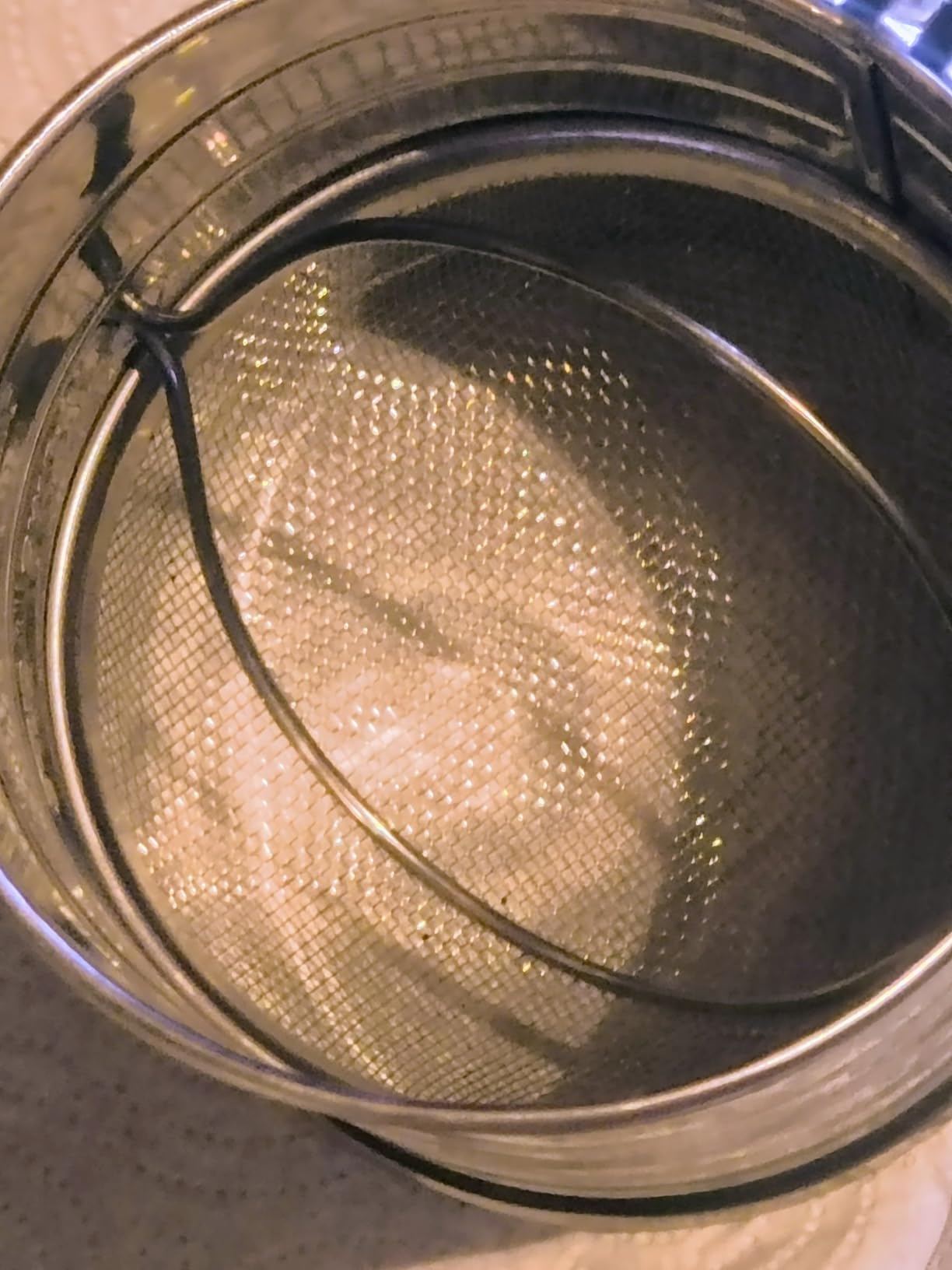 Amazon Basics setaccio farina 3 tazze acciaio inox