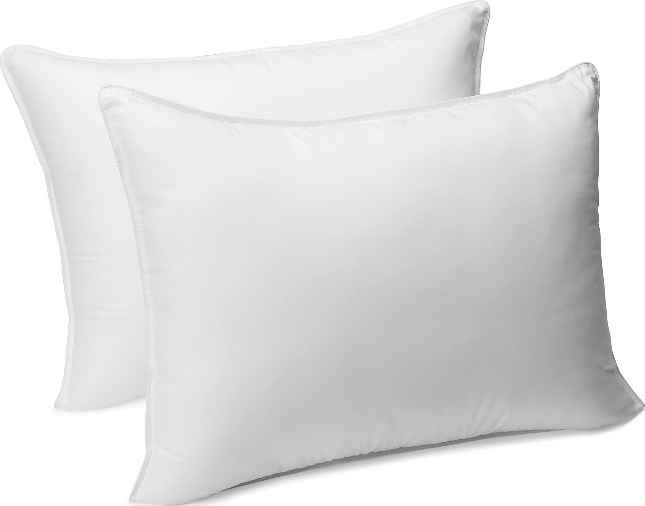 AmazonBasics Cuscini Letto Morbidi 51x66 cm 2 Pezzi