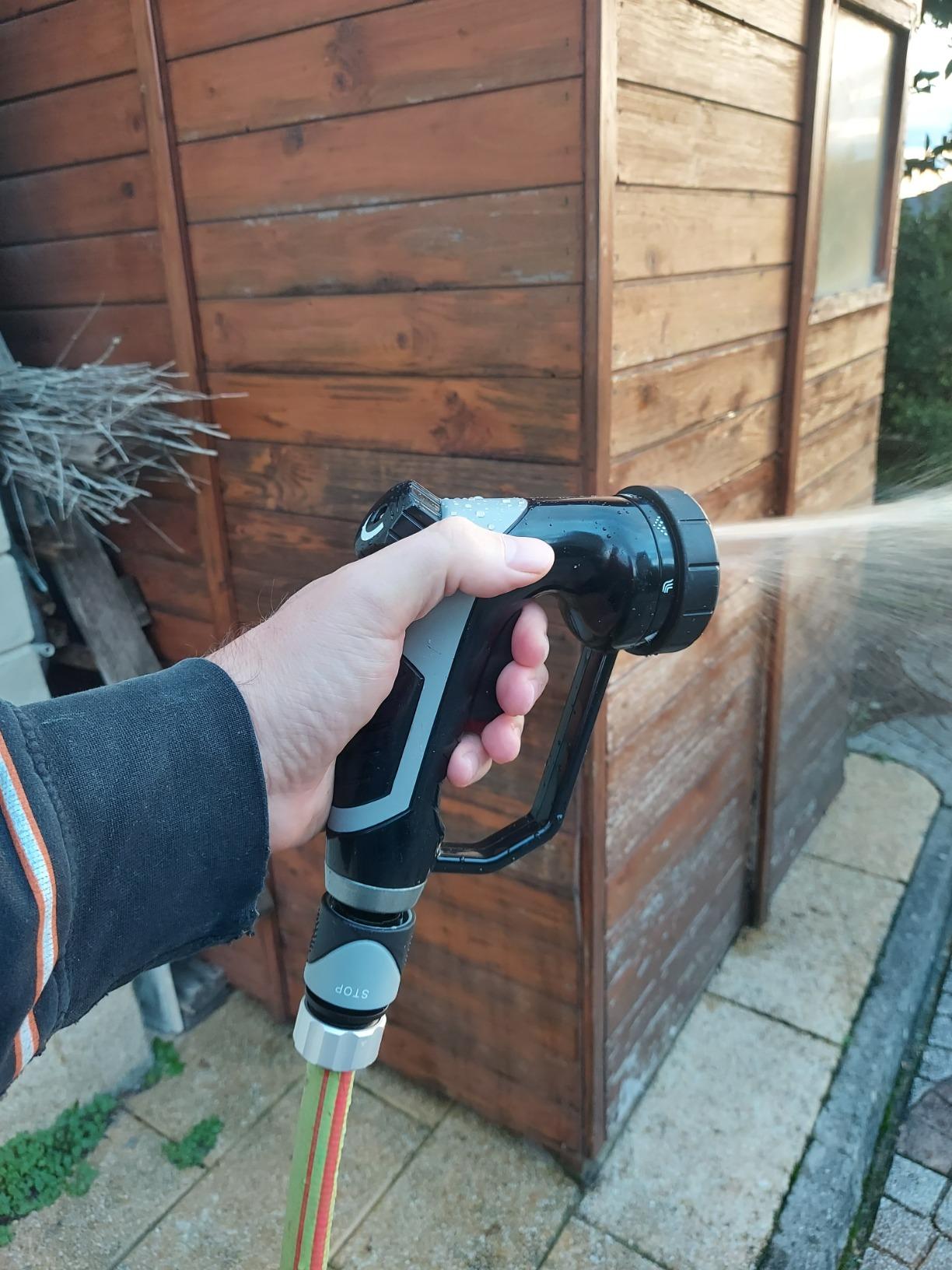Amazon Basics Ugello Irrigazione 8 Getti Pistola Giardino Zinco
