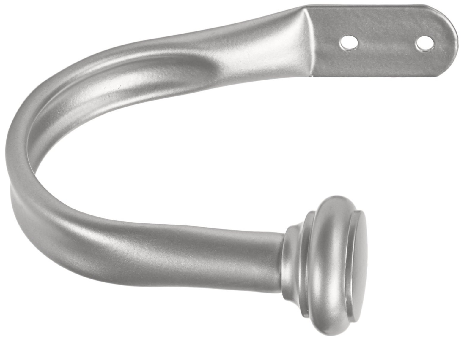 Amazon Basics Fermatenda Decorativi Set 2 Pezzi Nichel Metallo