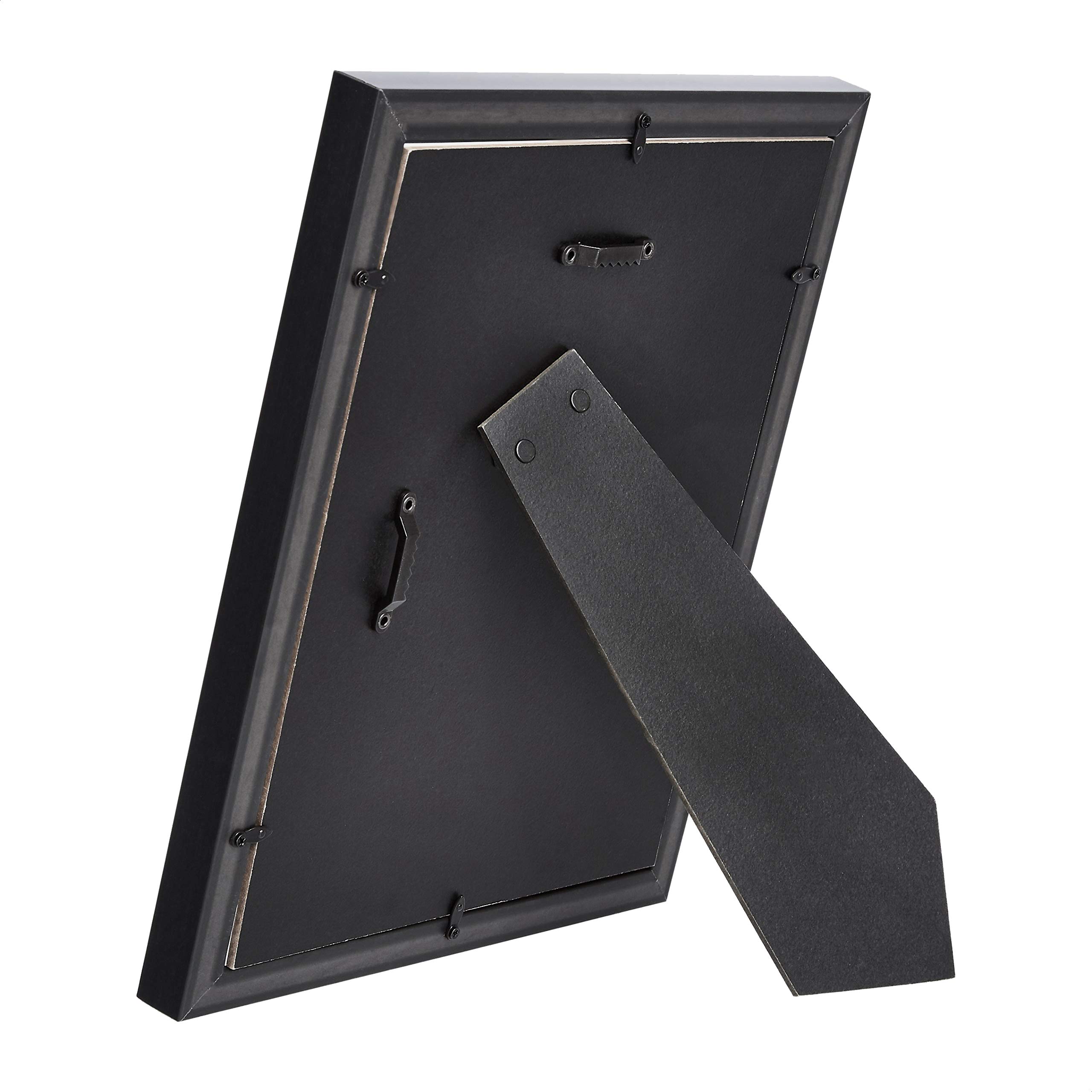 AmazonBasics Cornice Foto 20x25 Nera con Passe-Partout 13x18