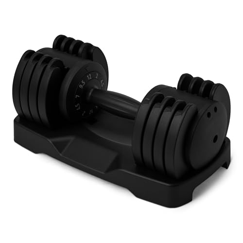 AmazonBasics Manubrio Regolabile Singolo 12 Kg Compatto