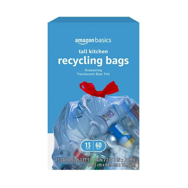 AmazonBasics Sacchetti Riciclabili 60 Pezzi