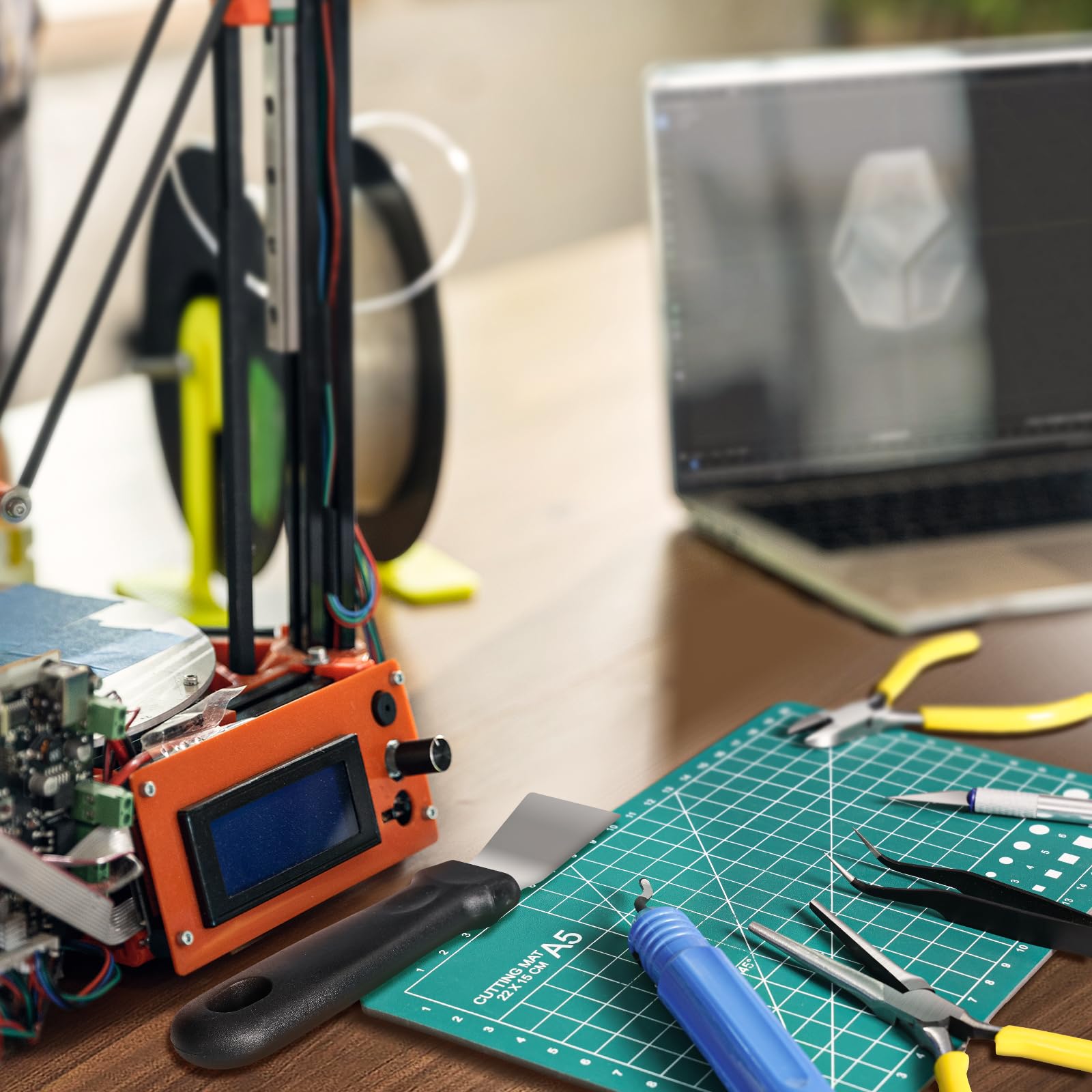 RealPlus Set Strumenti Stampa 3D 58 Pezzi Modellismo