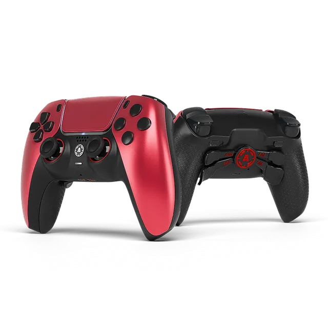 Aim Crimson Red controller PS5 rosso