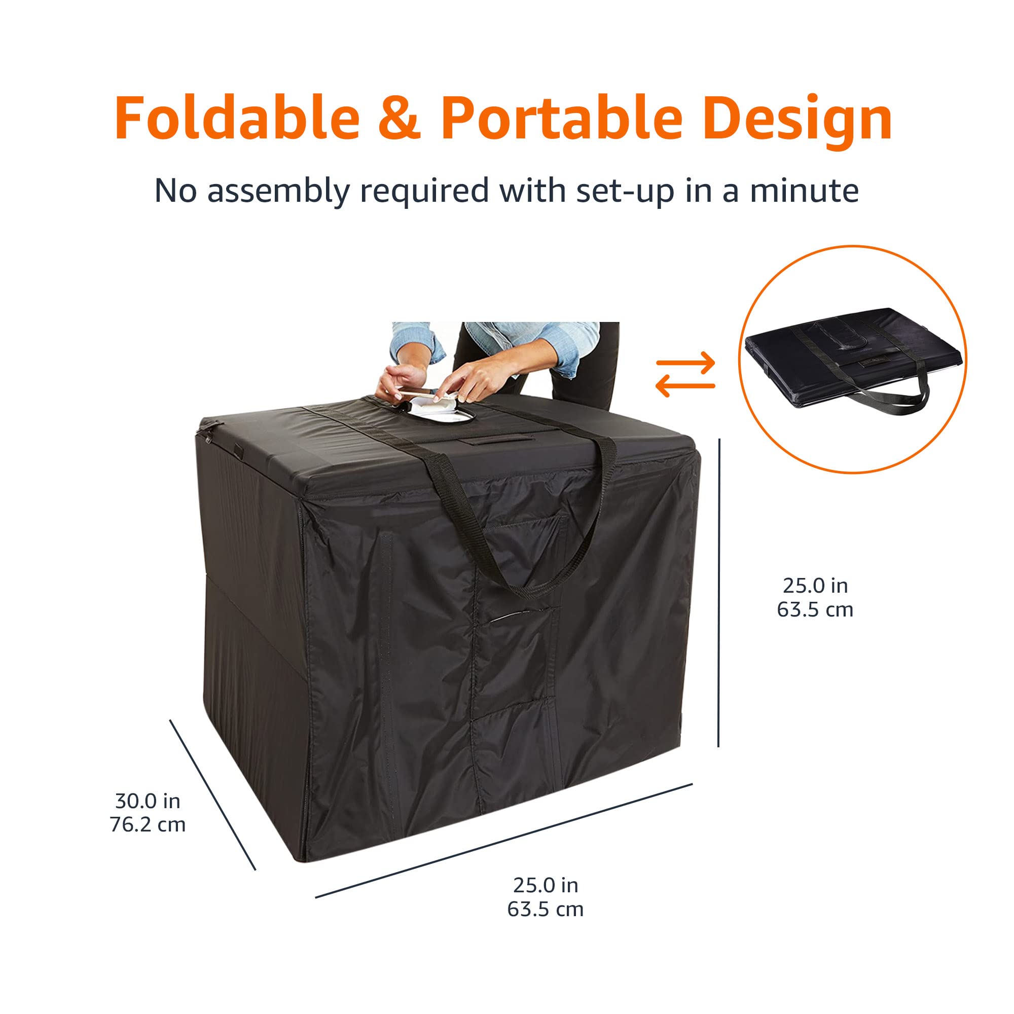 Amazon Basics Studio box fotografico LED pieghevole 55x70