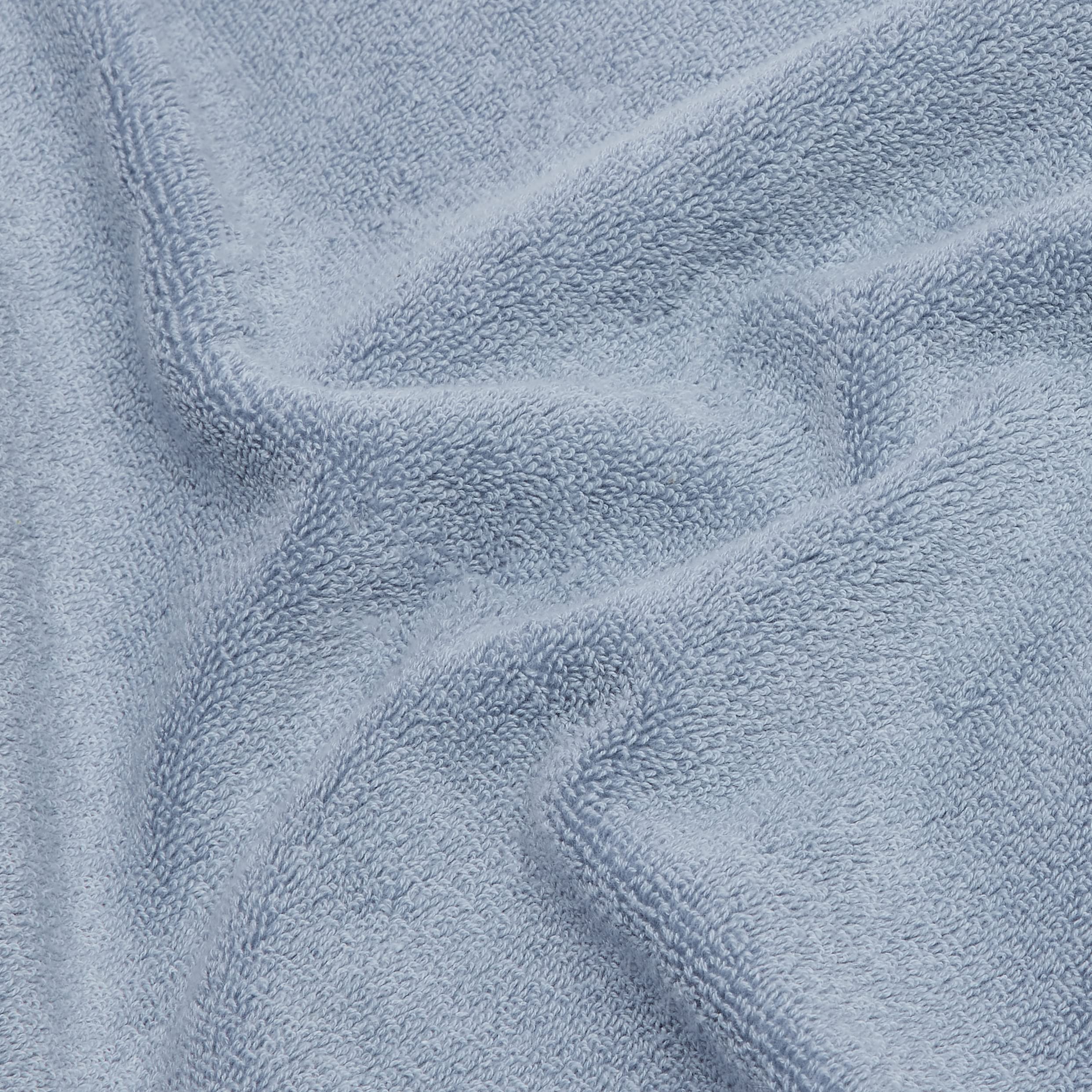 Amazon Basics set asciugamani cotone 6 pezzi blu