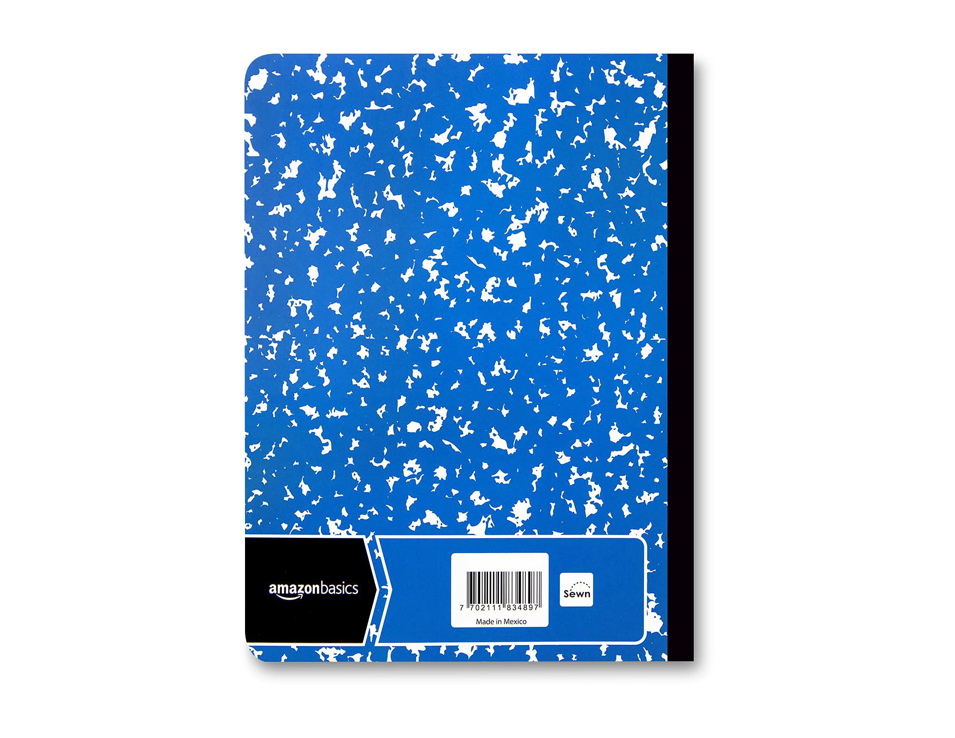 Amazon Basics College Quaderno a Righe 100 Fogli 4pz Marmo