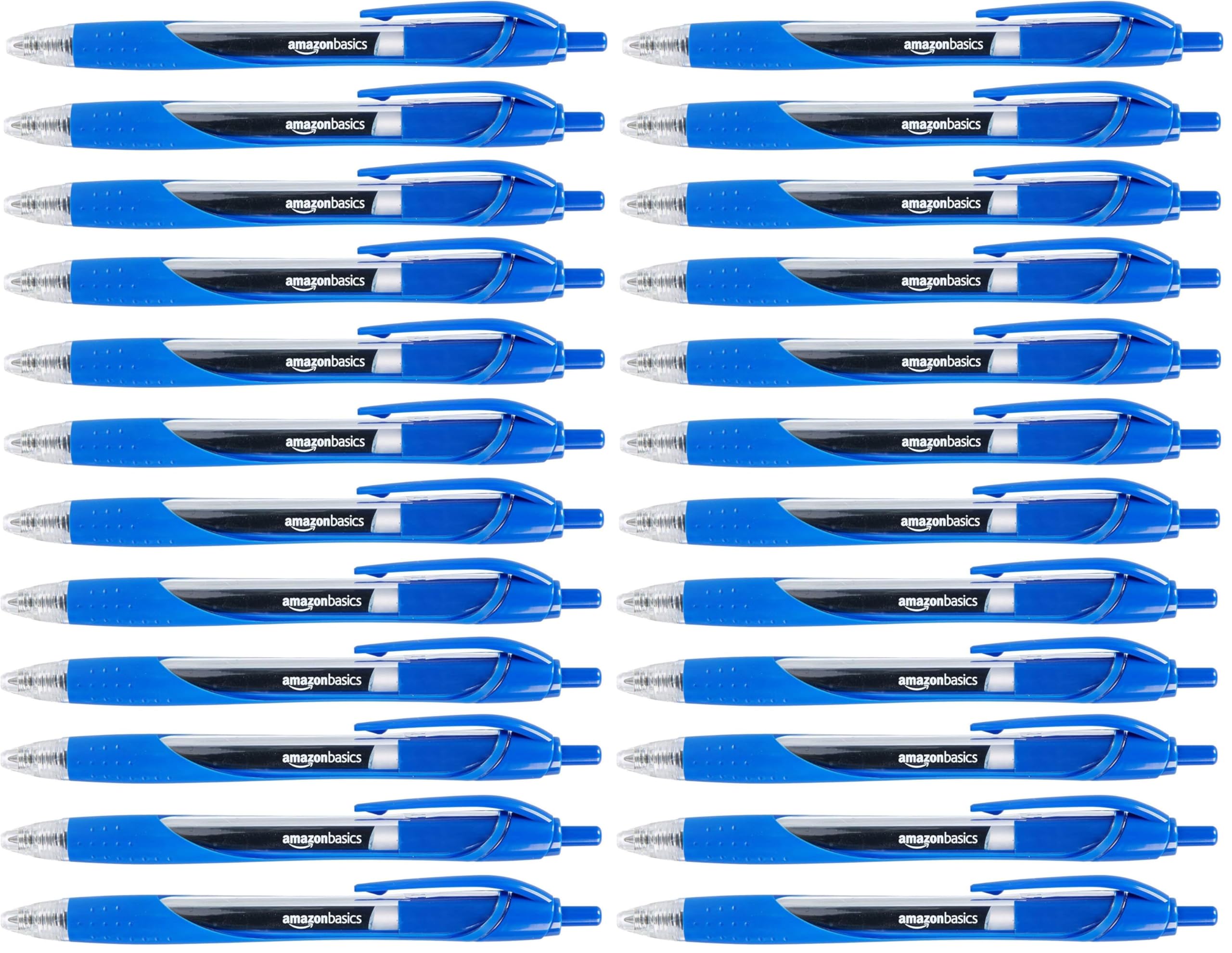 AmazonBasics Penne Gel Blu 0,7 mm 12 Pezzi Asciugatura Rapida