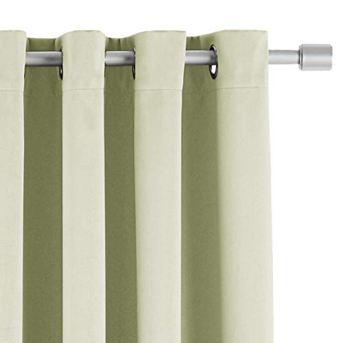 Amazon Basics Theatre Grade tende oscuranti 52x95 verde salvia 2 pezzi termiche