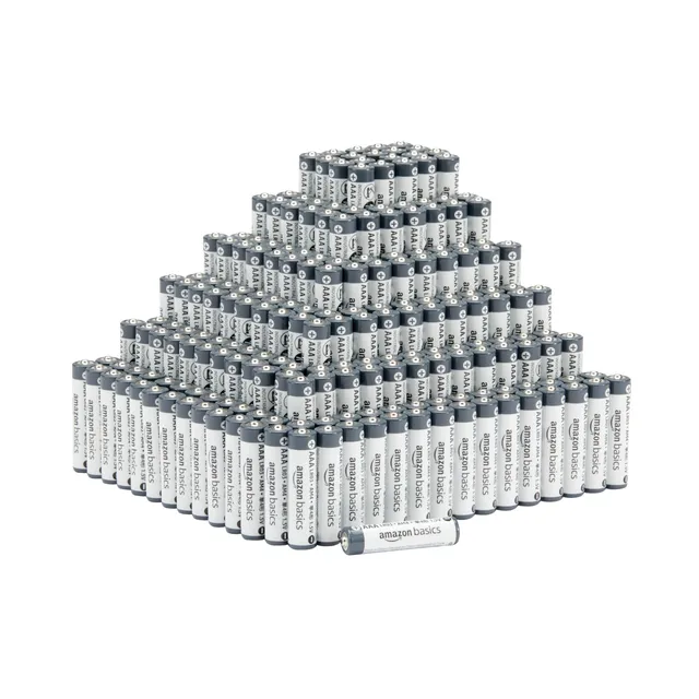 Amazon Basics Batterie Alcaline AAA 300 Pezzi Industriali