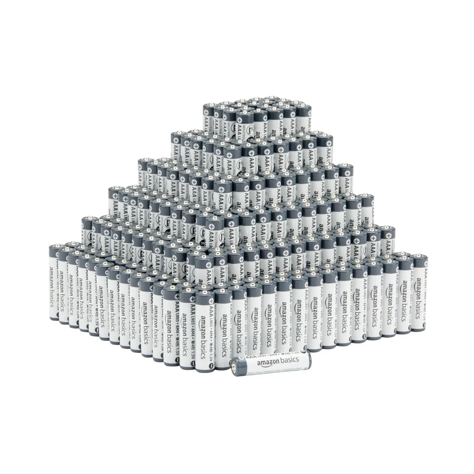 Amazon Basics Batterie Alcaline AAA 300 Pezzi Industriali