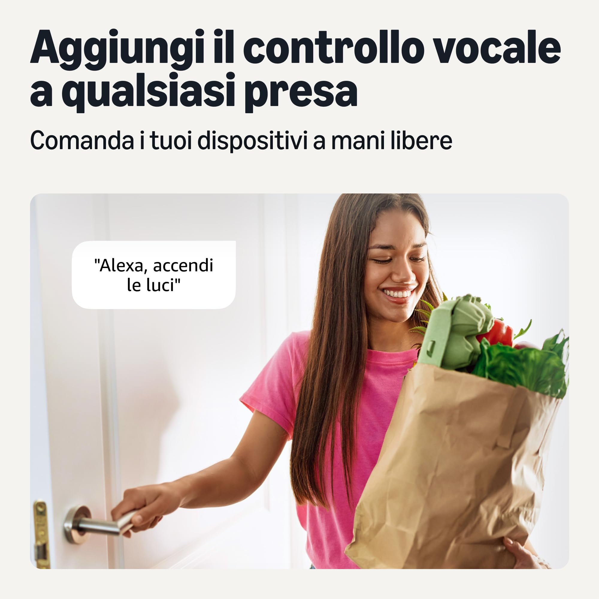 Amazon Basics Matter presa smart Wi-Fi 1 pezzo bianco