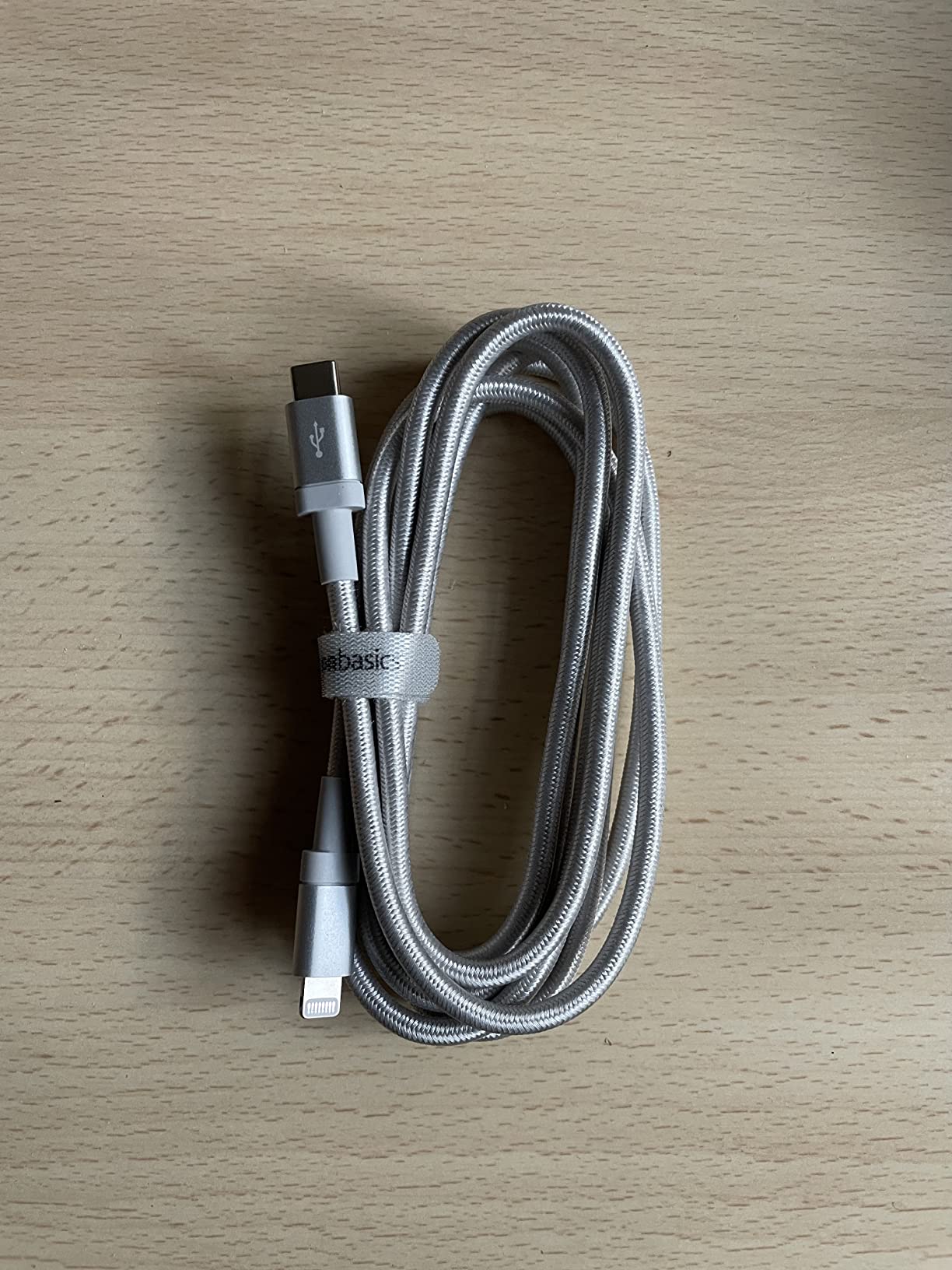 Amazon Basics Cavo USB-C Lightning 1,8 m Grigio Scuro MFi