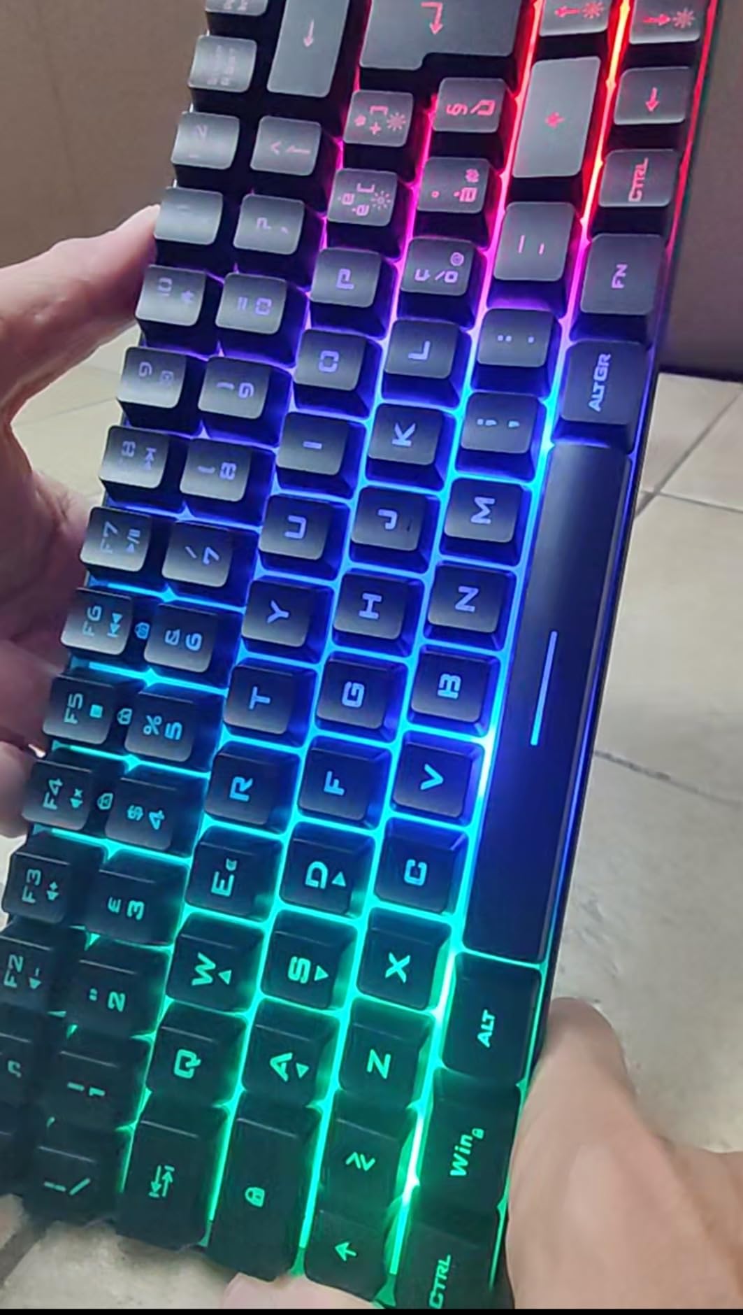 RedThunder K84 Kit Tastiera Mouse Gaming Wireless IT Retroilluminato