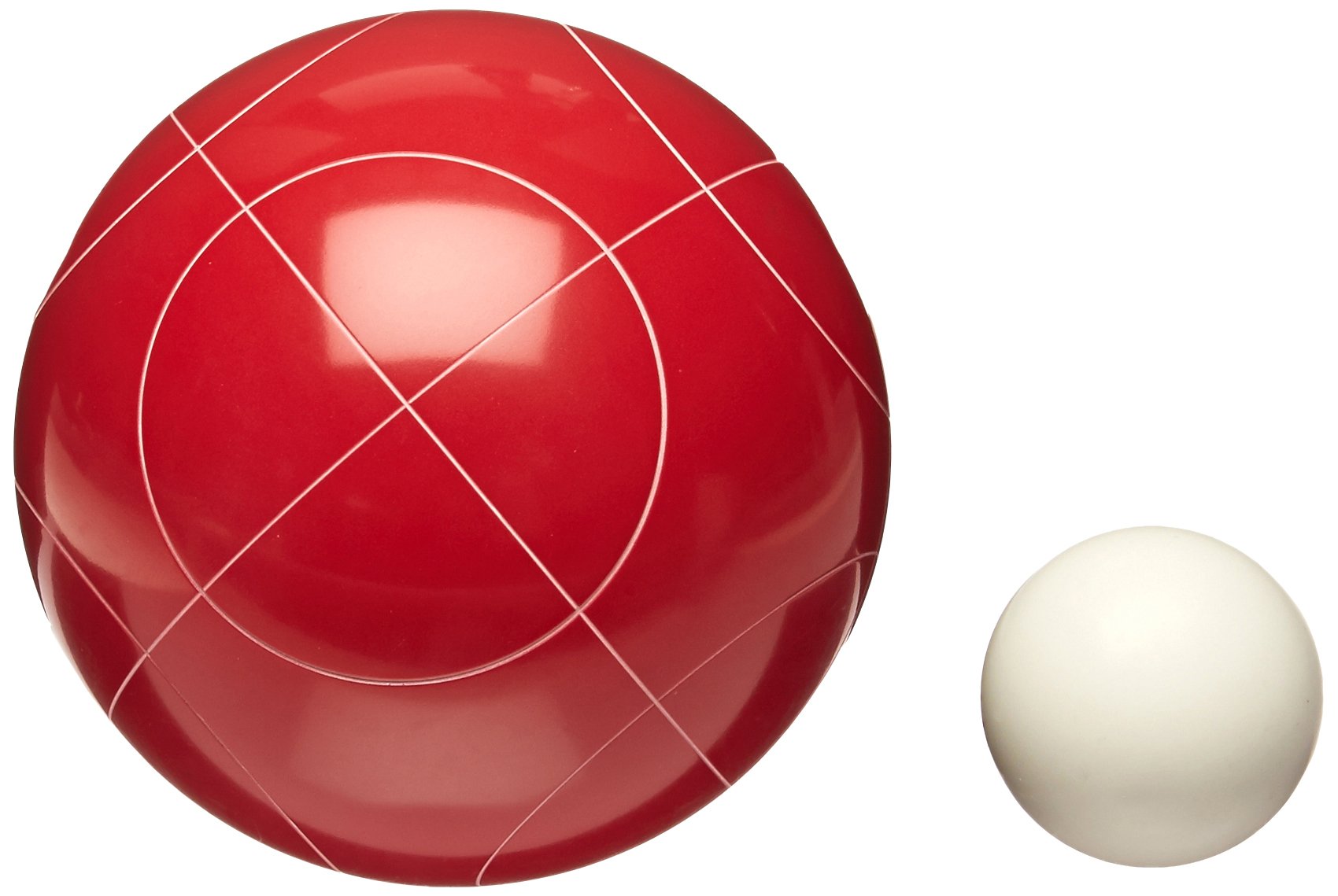 AmazonBasics Set Bocce 100 mm 8+1 con Custodia Adulti