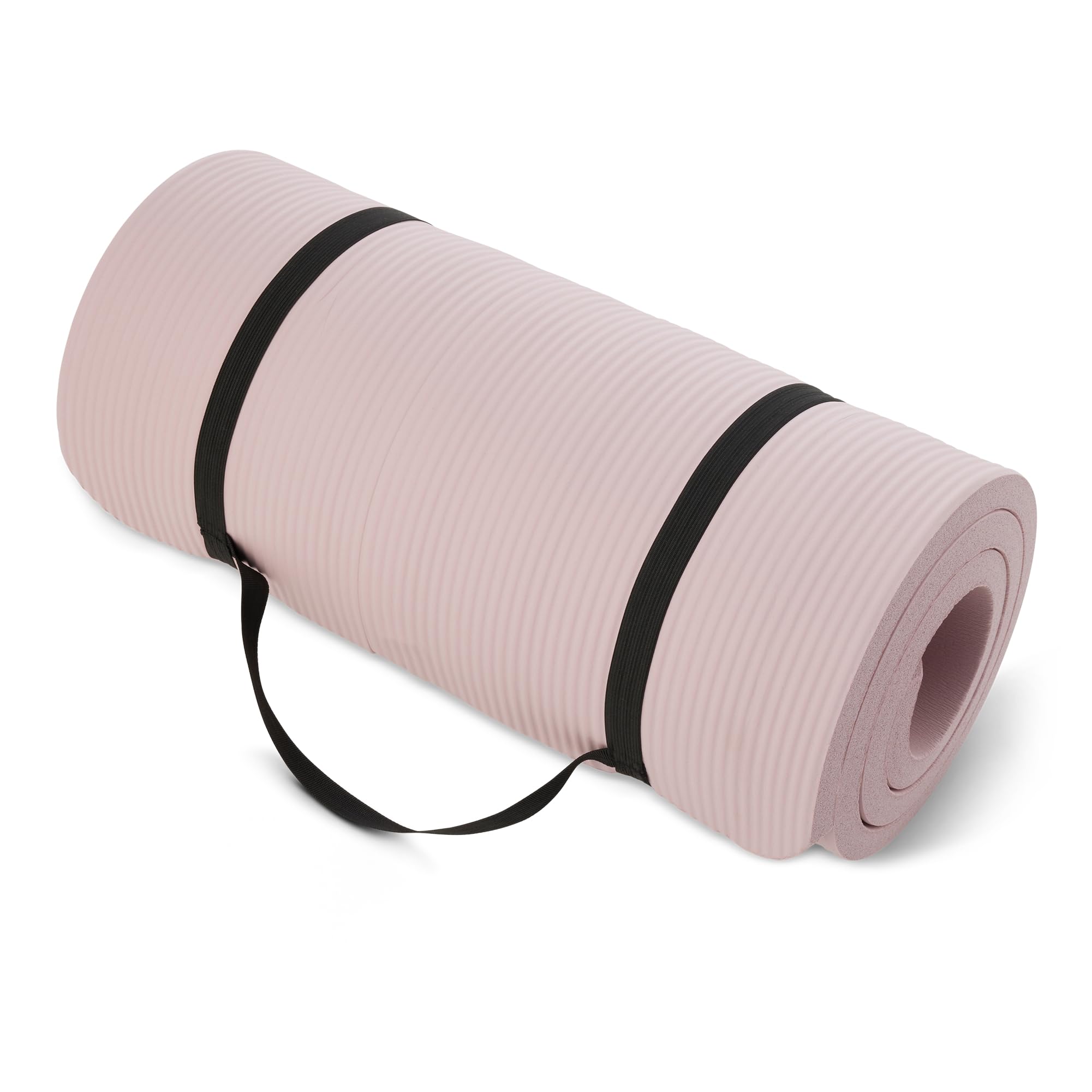 AmazonBasics Tappetino Yoga Fitness 2,5 cm Rosa Antiscivolo