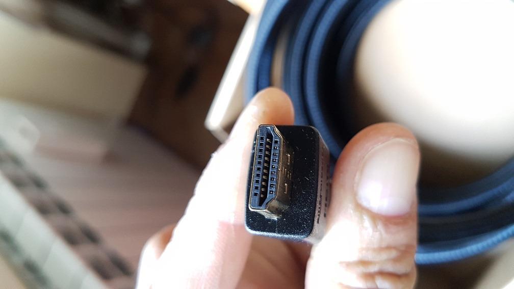 Amazon Basics cavo HDMI intrecciato 0,9 m nero 4K