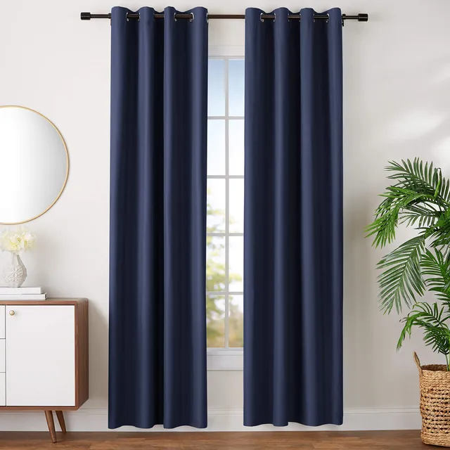 Amazon Basics Tende Oscuranti 117x137 cm Blu 2 Pezzi