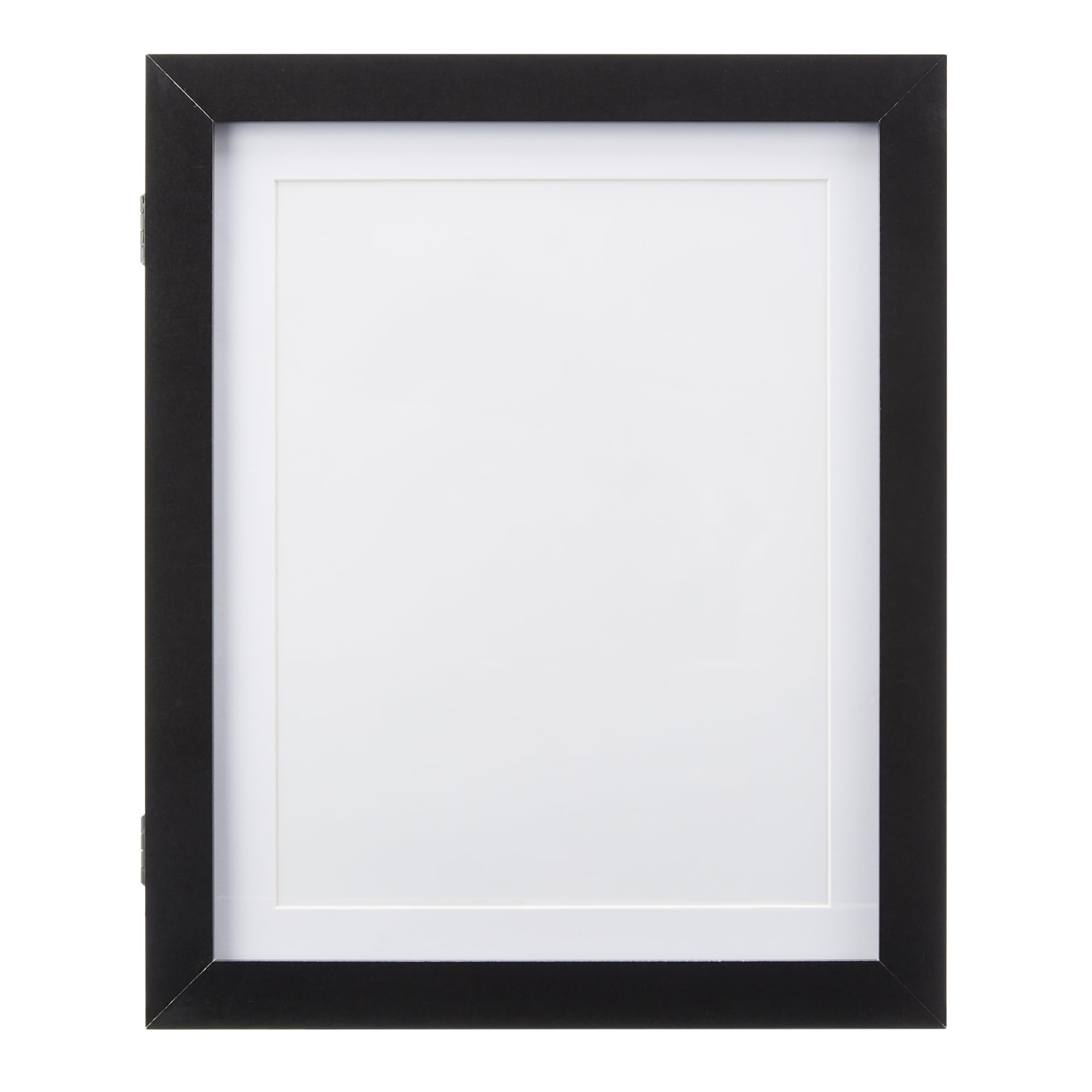 AmazonBasics Cornice in Legno Nera 25,4x31,7 cm con Passepartout