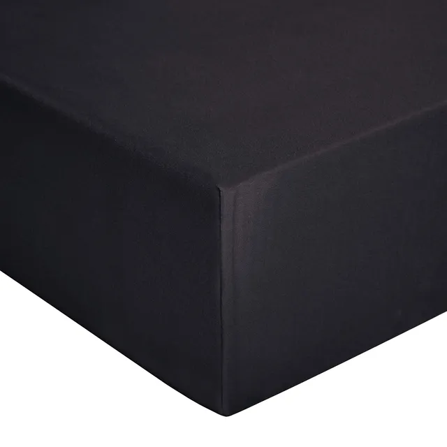 Amazon Basics lenzuolo con angoli jersey nero 180x200 cm