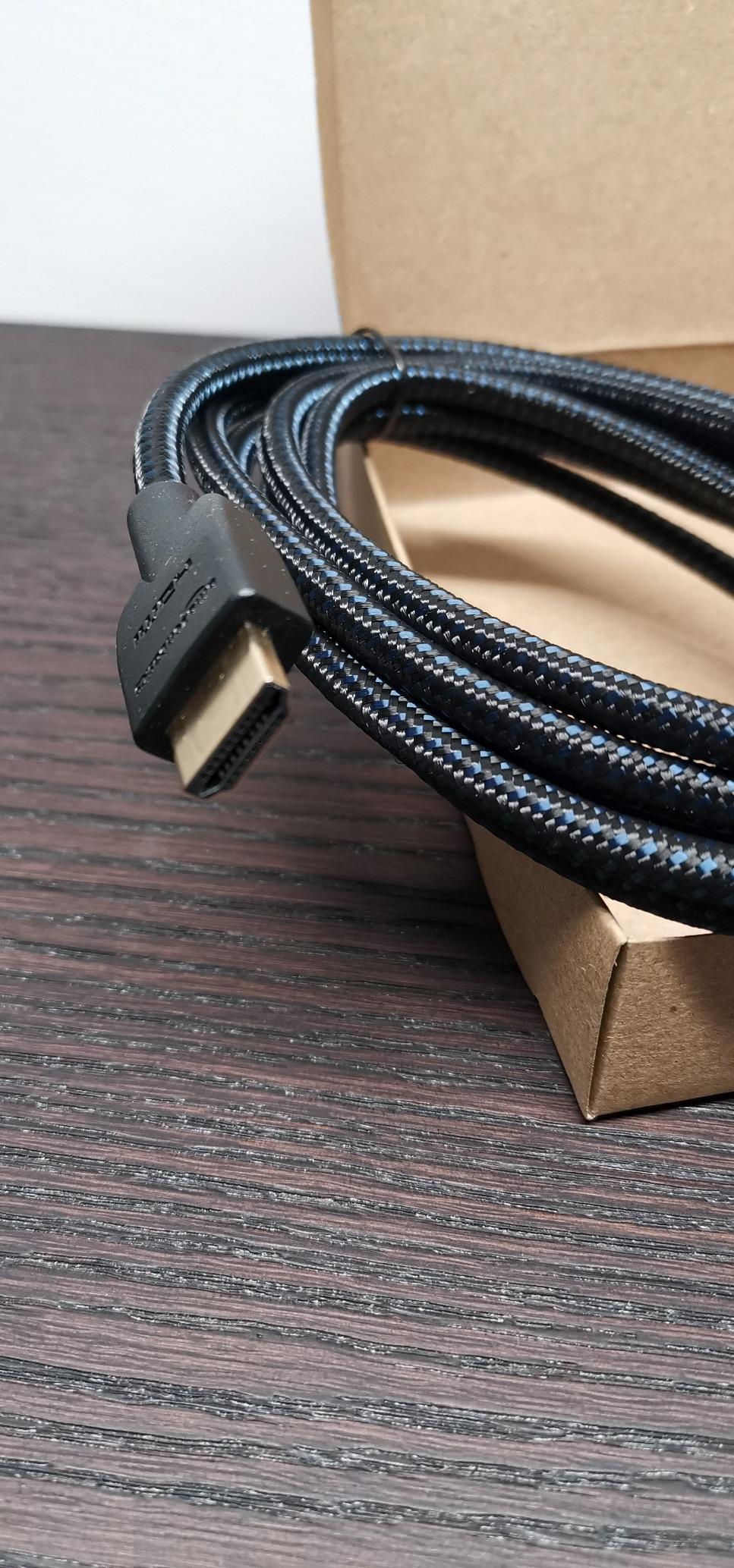 Amazon Basics cavo HDMI intrecciato 0,9 m nero 4K
