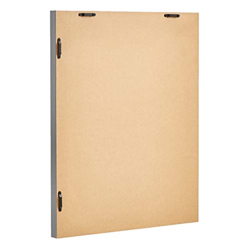 Amazon Basics Specchio da Parete Rettangolare 40,6x50,8 Nichel