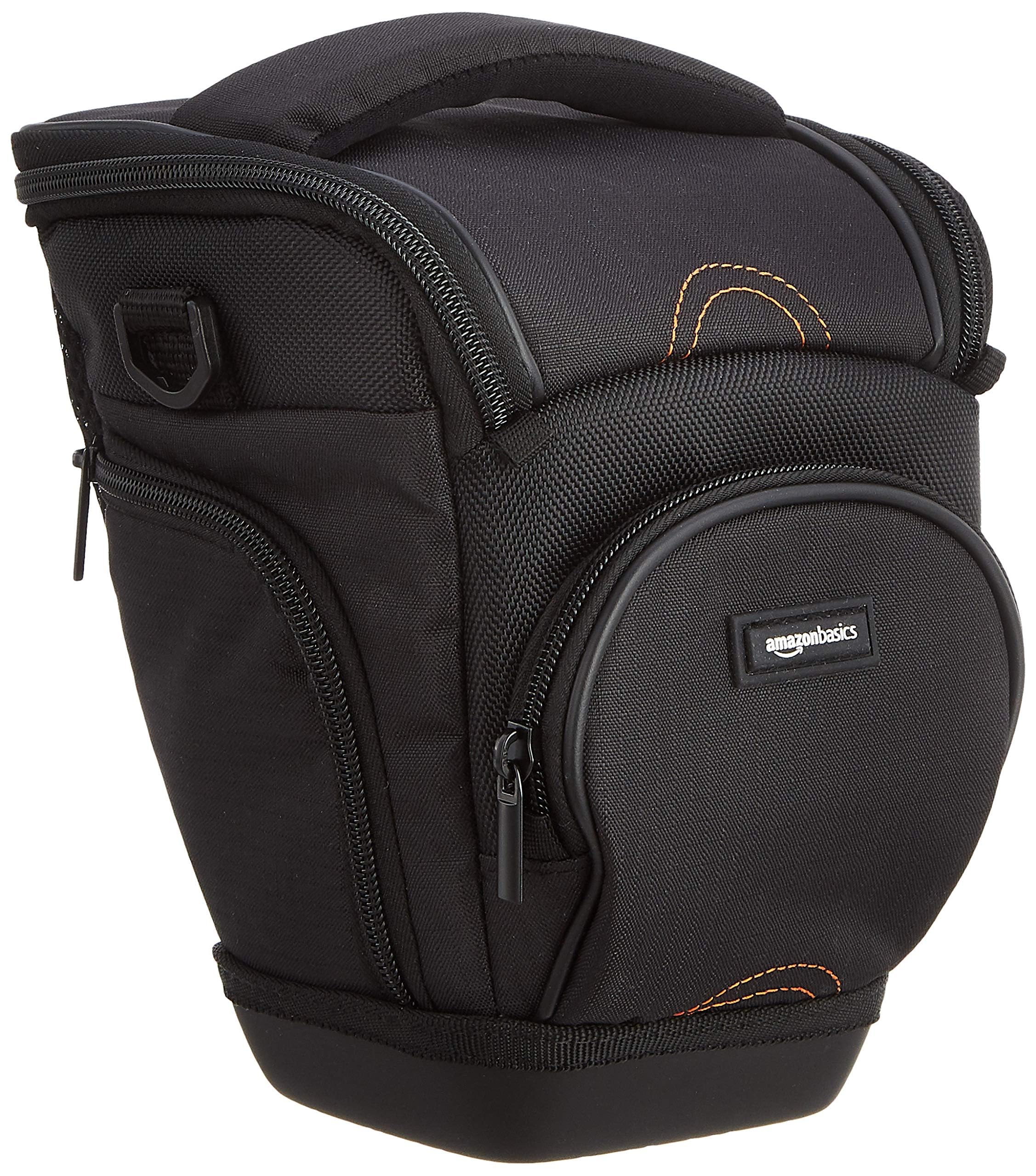 Amazon Basics Borsa Fotocamera SLR Fondina Nera Impermeabile