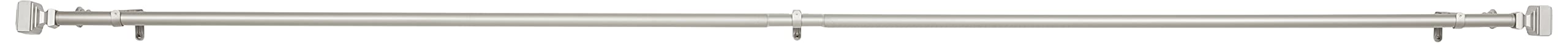 Amazon Basics Bastone Doppio Tenda 183-366 cm Nichel Estensibile