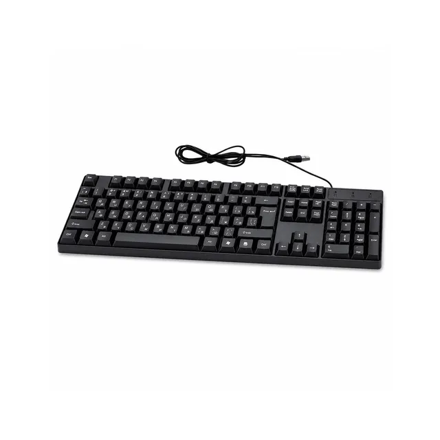 Elprico Tastiera Russa Inglese USB 104 Tasti Antischizzo