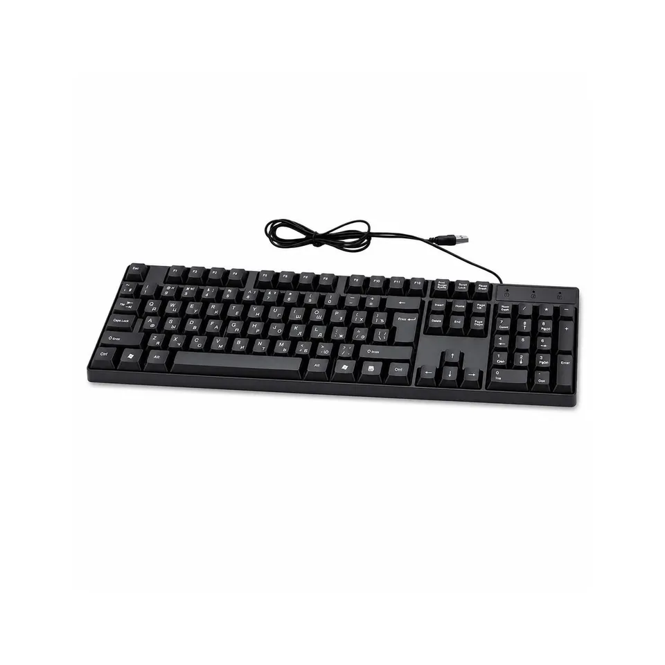 Elprico Tastiera Russa Inglese USB 104 Tasti Antischizzo