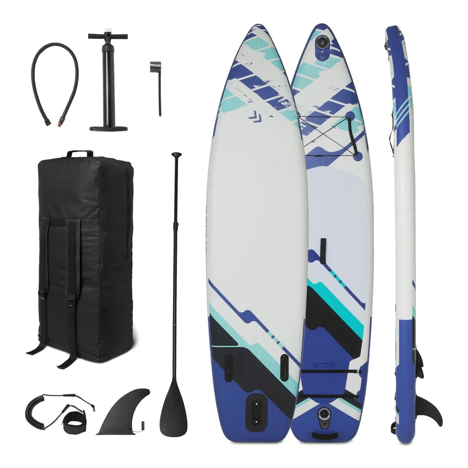 Amazon Basics SUP gonfiabile 335 cm blu con kit