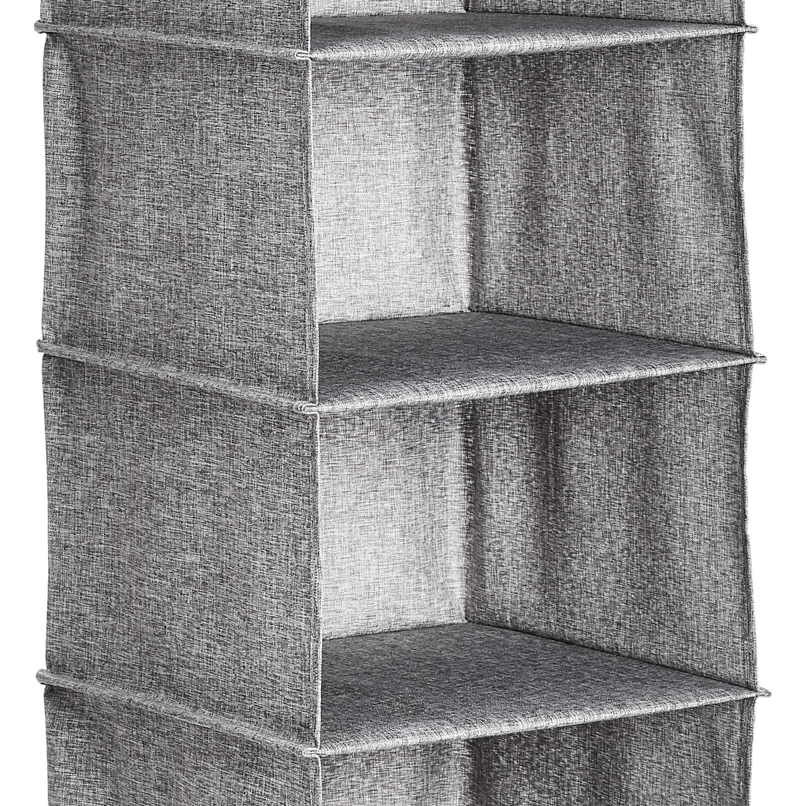 Amazon Basics Organizer Armadio Appeso 6 Ripiani Grigio
