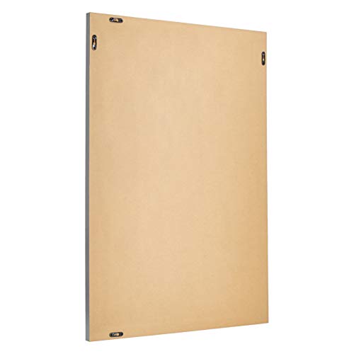 AmazonBasics Specchio da parete 61x91 cm nichel standard