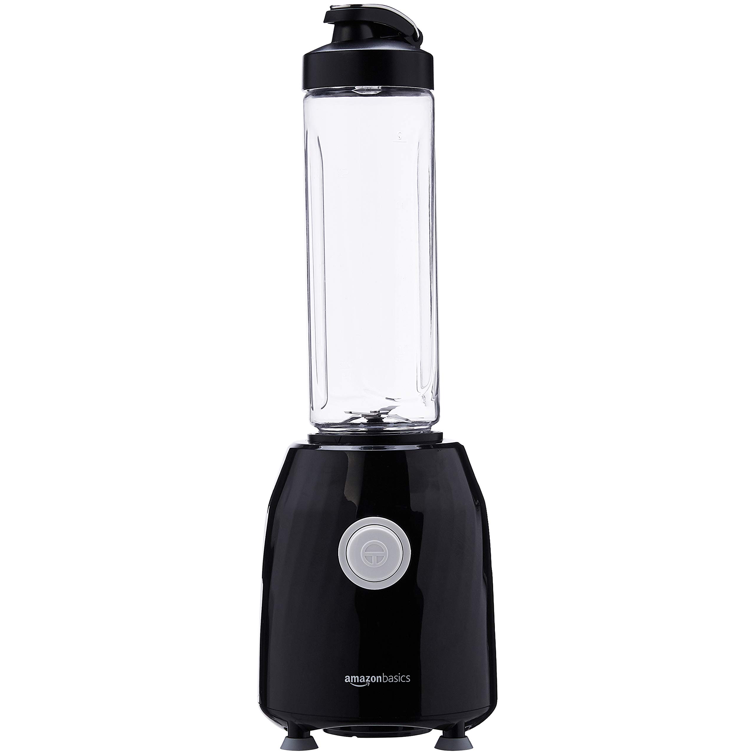 AmazonBasics Blend & Go Frullatore Smoothie Nero 600 ml
