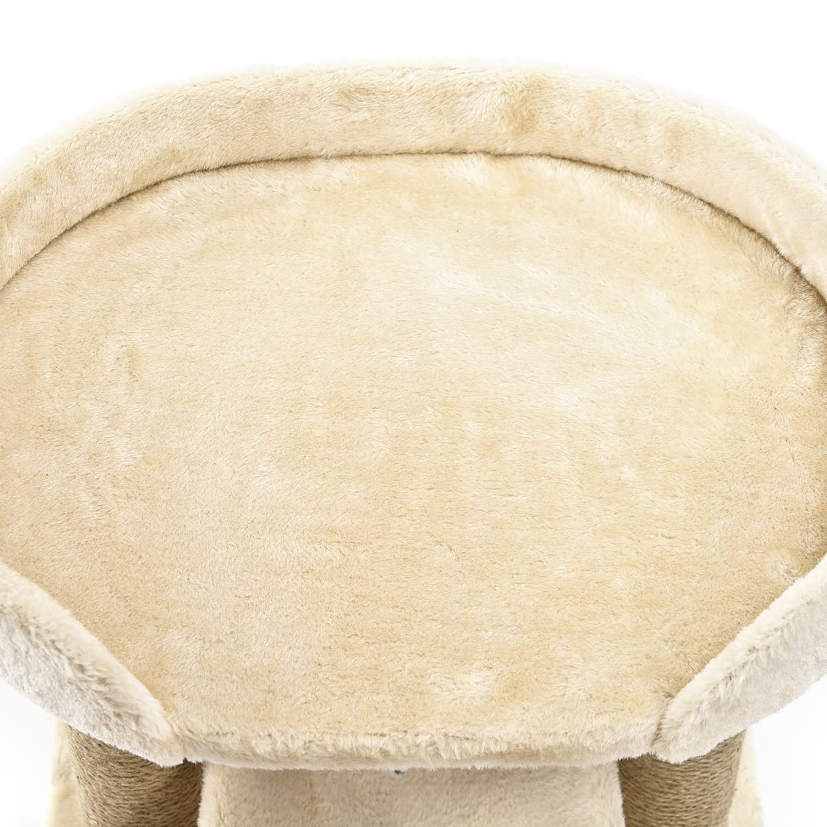 Amazon Basics Albero per Gatti Beige con Tiragraffi Iuta