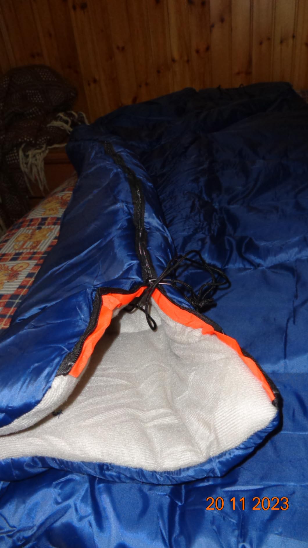 Amazon Basics sacco a pelo 4 stagioni blu 190 cm